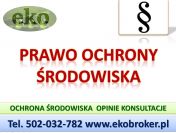 Decyzja środowiskowa, raport,  ekrany akustyczne, pomoc, tel 502-032-782,