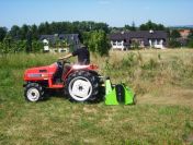Usługi kosiarką bijakową, koszenie kosiarką bijakową