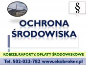 Sprawozdanie z odpadów, cena, tel 502-032-782, raport, zestawienie , cena