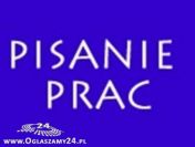 PISANIE PRAC MAGISTERSKICH, LICENCJACKICH, INŻYNERSKICH,ZALICZENIOWYCH