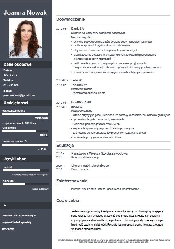 Profesjonalne pisanie Cv Kraków - Zdjęcie 1