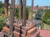 Frezowanie komina montaż systemów kominowych.