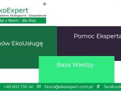 ROZLICZENIA OPŁATY ŚRODOWISKOWE DORADZTWO OBSŁUGA FIRM EKOEXPERT BIAŁYSTOK