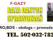 Szkolenie Centralny Rejestr Operatorów CRO, BDS, F-gazy, terminy,